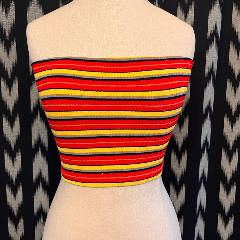 Multicolor tube top